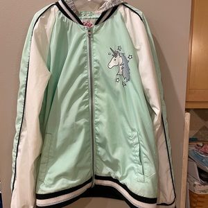 Justice hooded spring jacket